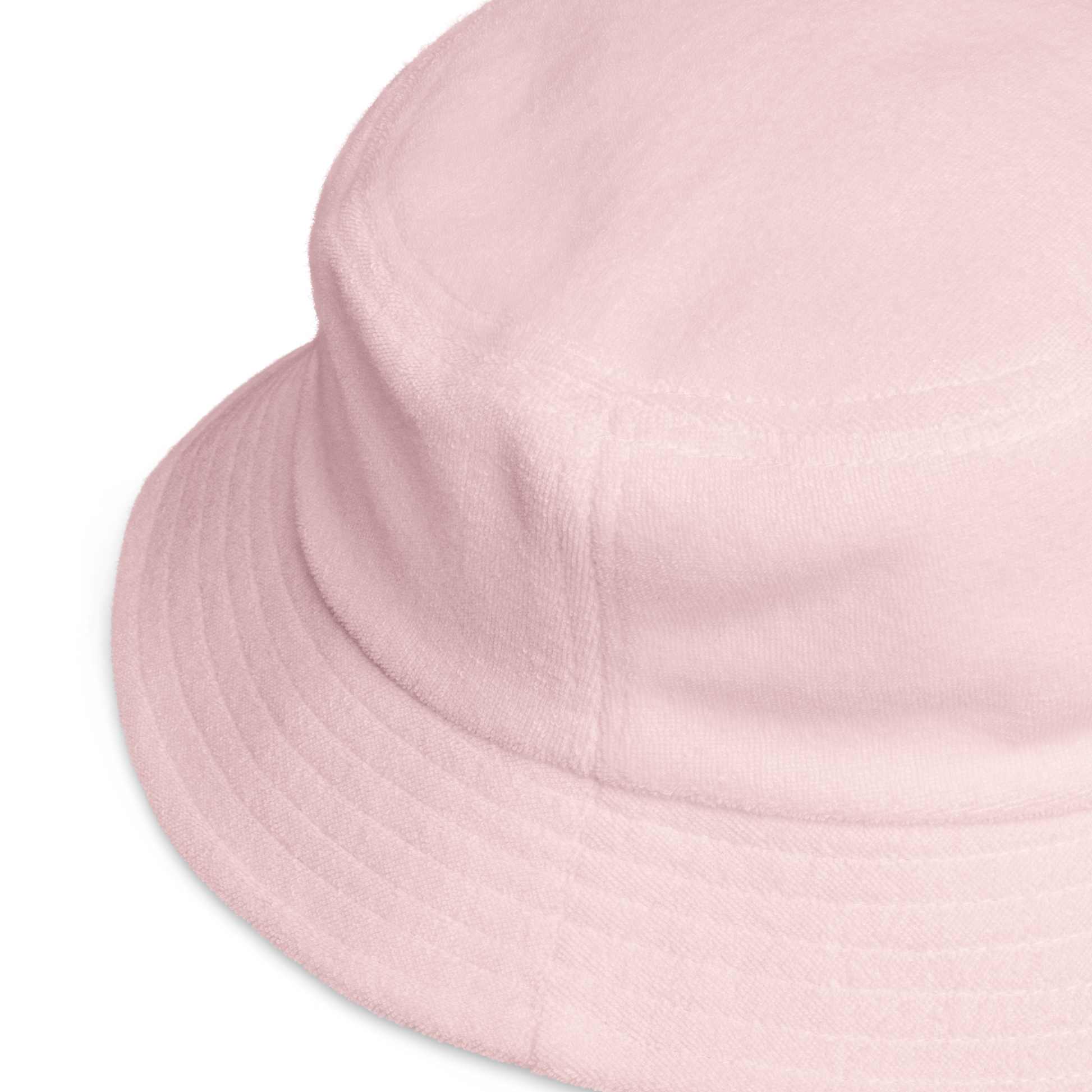 Unstructured terry cloth bucket hat